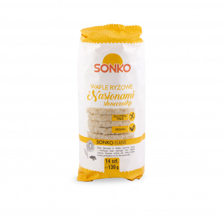 Sonko wafle ryżowe 14 szt 130g z nasionami słonecznika