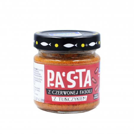 Łosoś Ustka pasta z czerwonej fasoli z tuńczykiem 170g