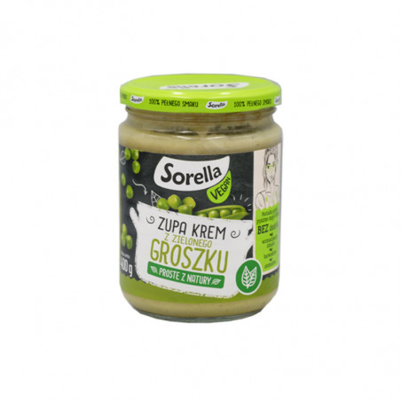 Sorella vegan zupa krem z zielonego groszku 400g
