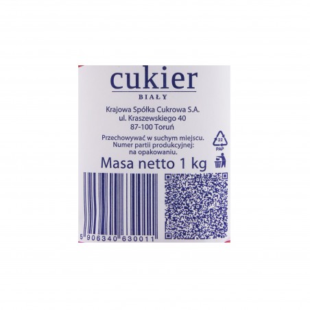 Polski Cukier biały 1kg