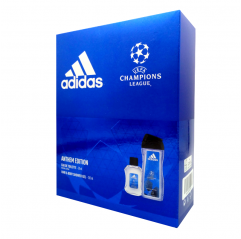 Adidas zestaw dla mężczyzn UEFA woda toaletowa + żel pod prysznic