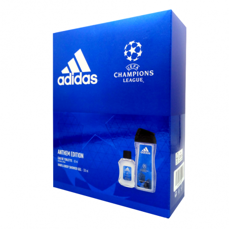 Adidas zestaw dla mężczyzn UEFA woda toaletowa + żel pod prysznic
