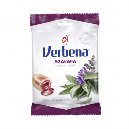 Verbena szałwia cukierki ziołowe 60g